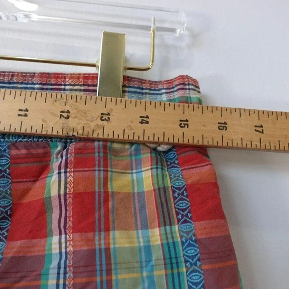 Polo Ralph Lauren Shorts Small Plaid Swim Trunks Tartan Stewart Board Madras - Picture 3 of 13